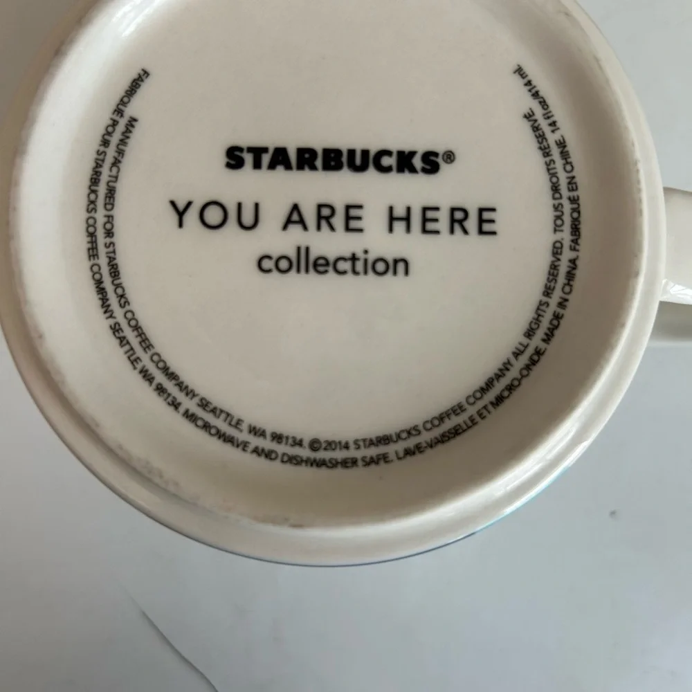 Starbucks Coffee Virginia Mug Cup You Are Here Collection 2014 14 fl oz / 415 ml